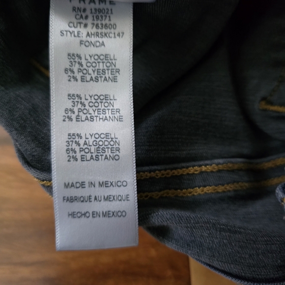 Frame Ali High Rise Cigarette Jean - Picture 3 of 4